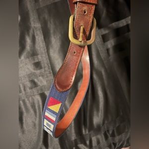 Smathers & Branson Needlepoint Belt